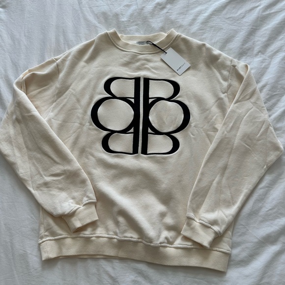 Bumpsuit oversized, cream, crewneck extra small - Picture 2 of 3